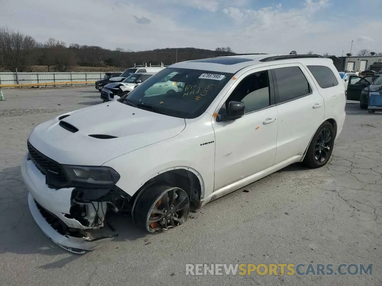 1 Photograph of a damaged car 1C4SDJCT3PC690134 DODGE DURANGO 2023