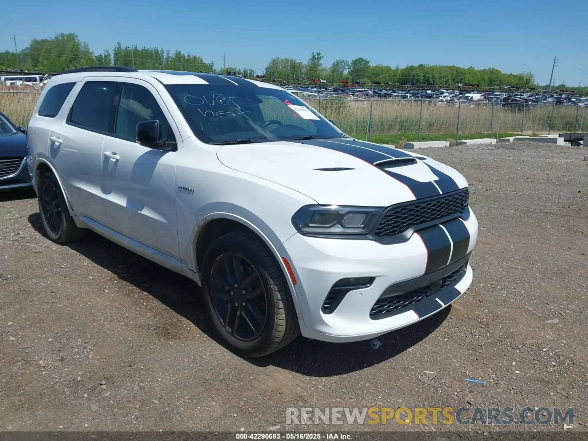 1 Photograph of a damaged car 1C4SDJCTXPC553725 DODGE DURANGO 2023