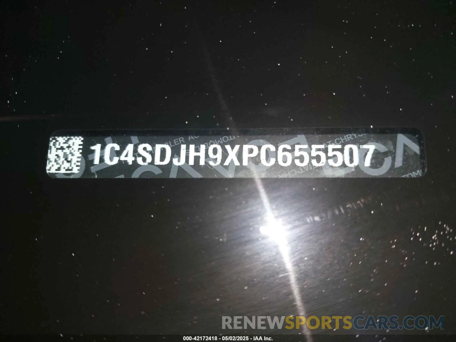 19 Фотография поврежденного автомобиля 1C4SDJH9XPC655507 DODGE DURANGO 2023