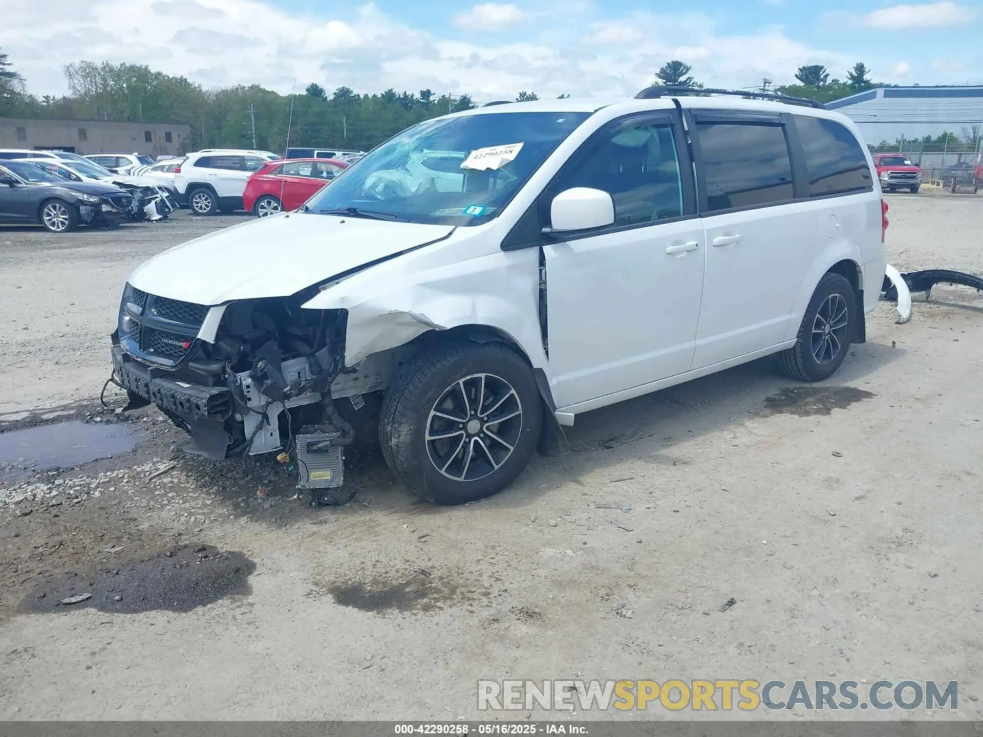 2 Фотография поврежденного автомобиля 2C4RDGBG6KR591927 DODGE GRAND CARAVAN 2019