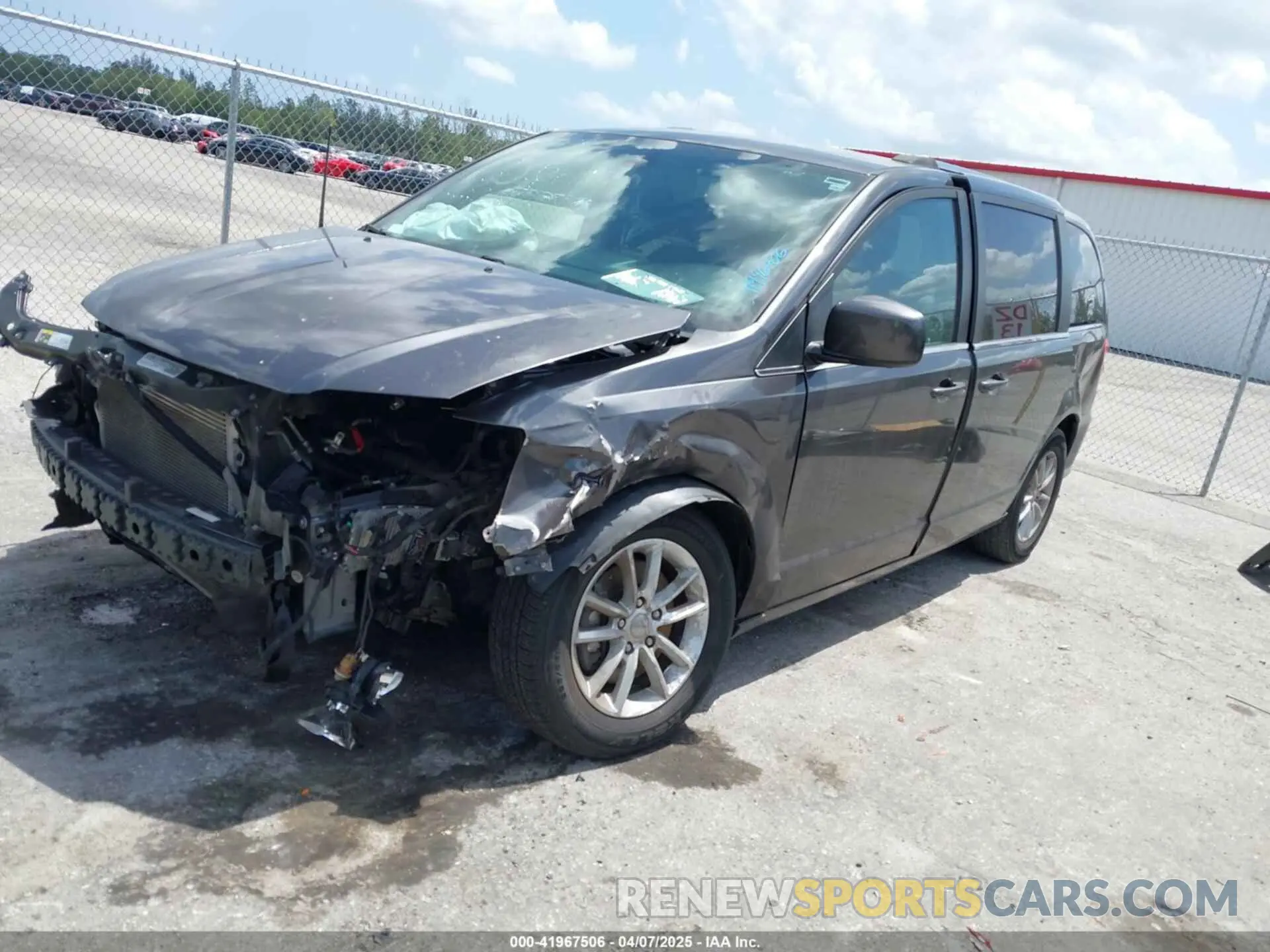 2 Фотография поврежденного автомобиля 2C4RDGCG1KR758127 DODGE GRAND CARAVAN 2019