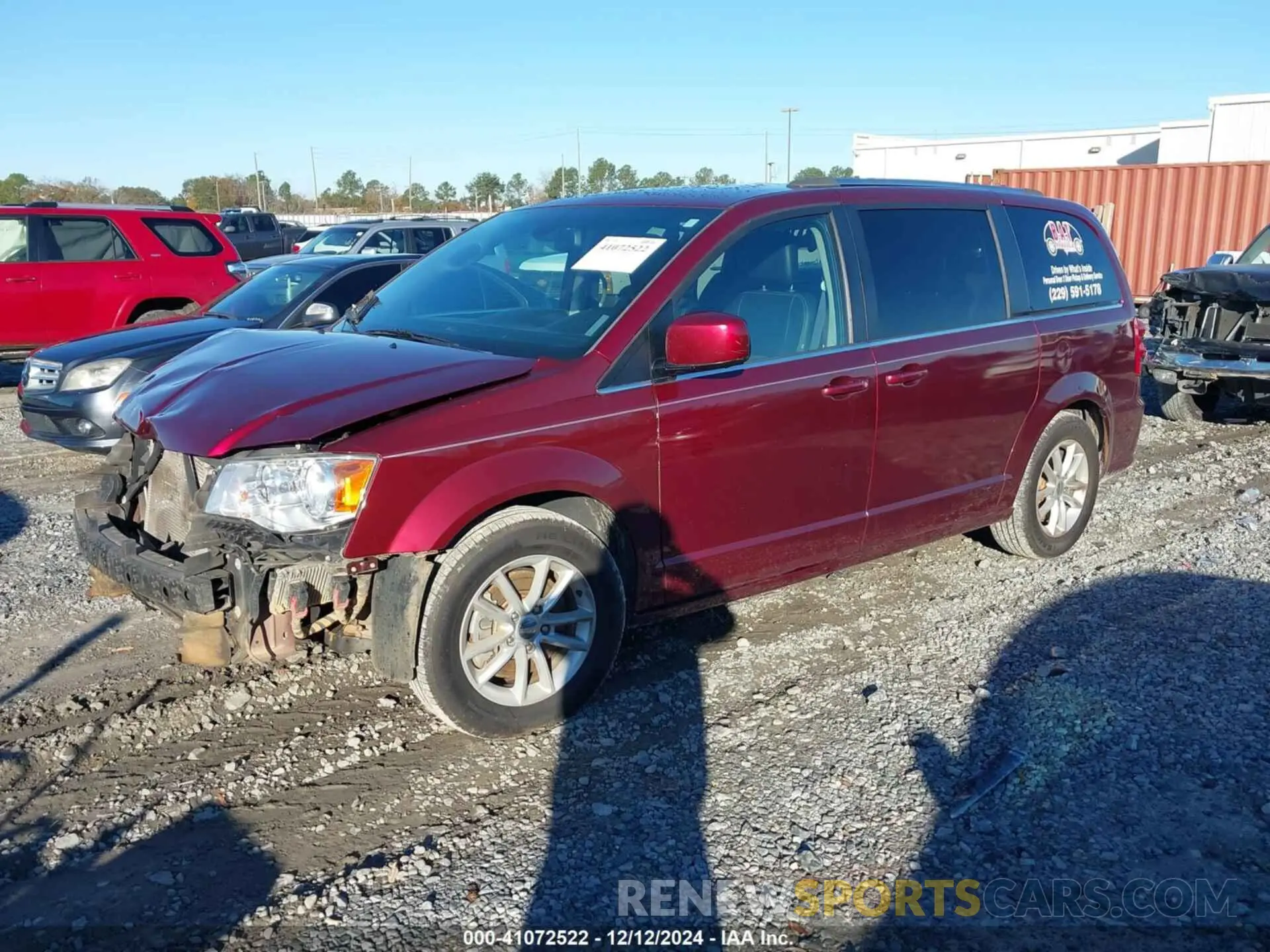 2 Фотография поврежденного автомобиля 2C4RDGCG2KR620130 DODGE GRAND CARAVAN 2019