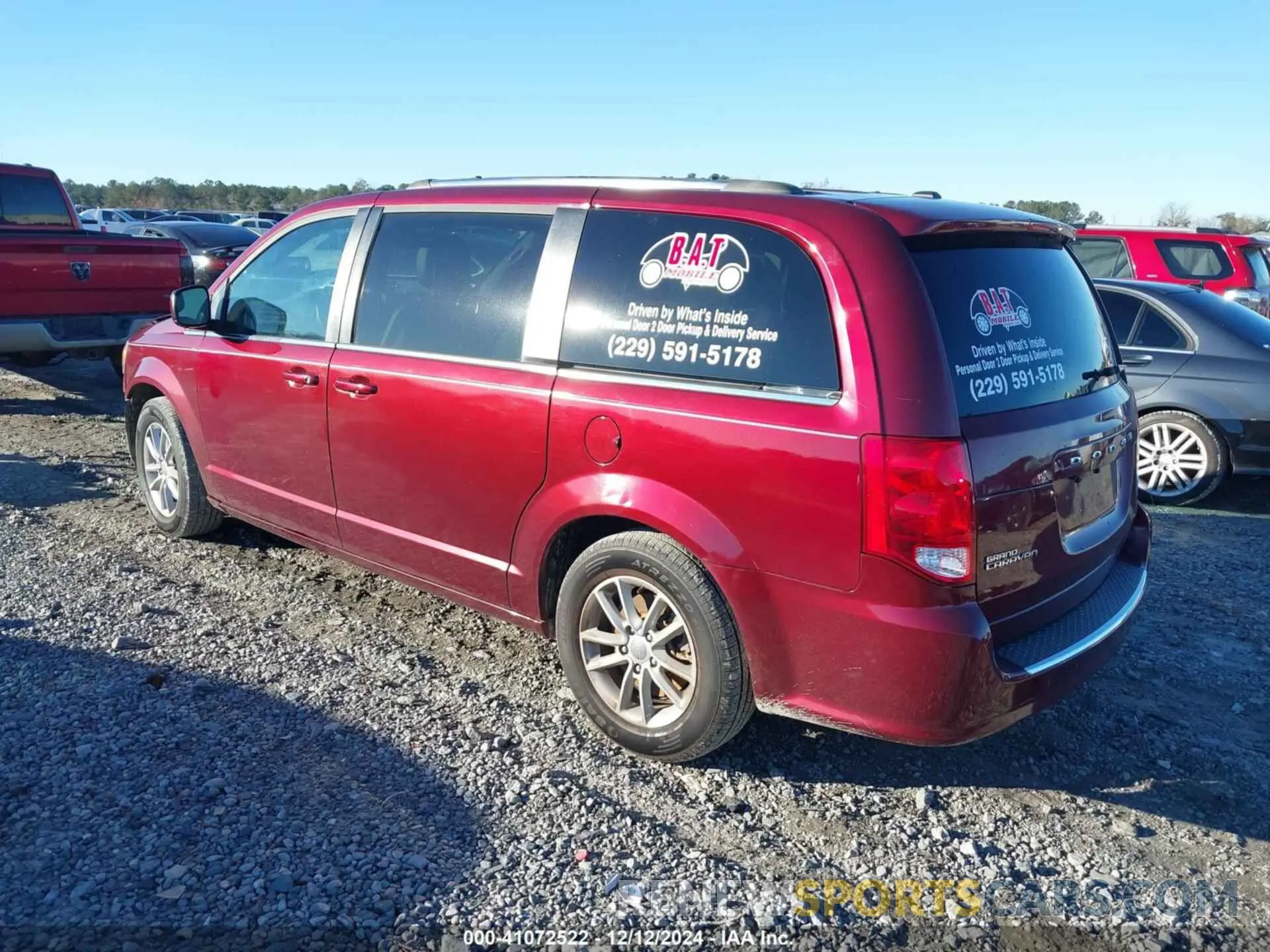 3 Фотография поврежденного автомобиля 2C4RDGCG2KR620130 DODGE GRAND CARAVAN 2019