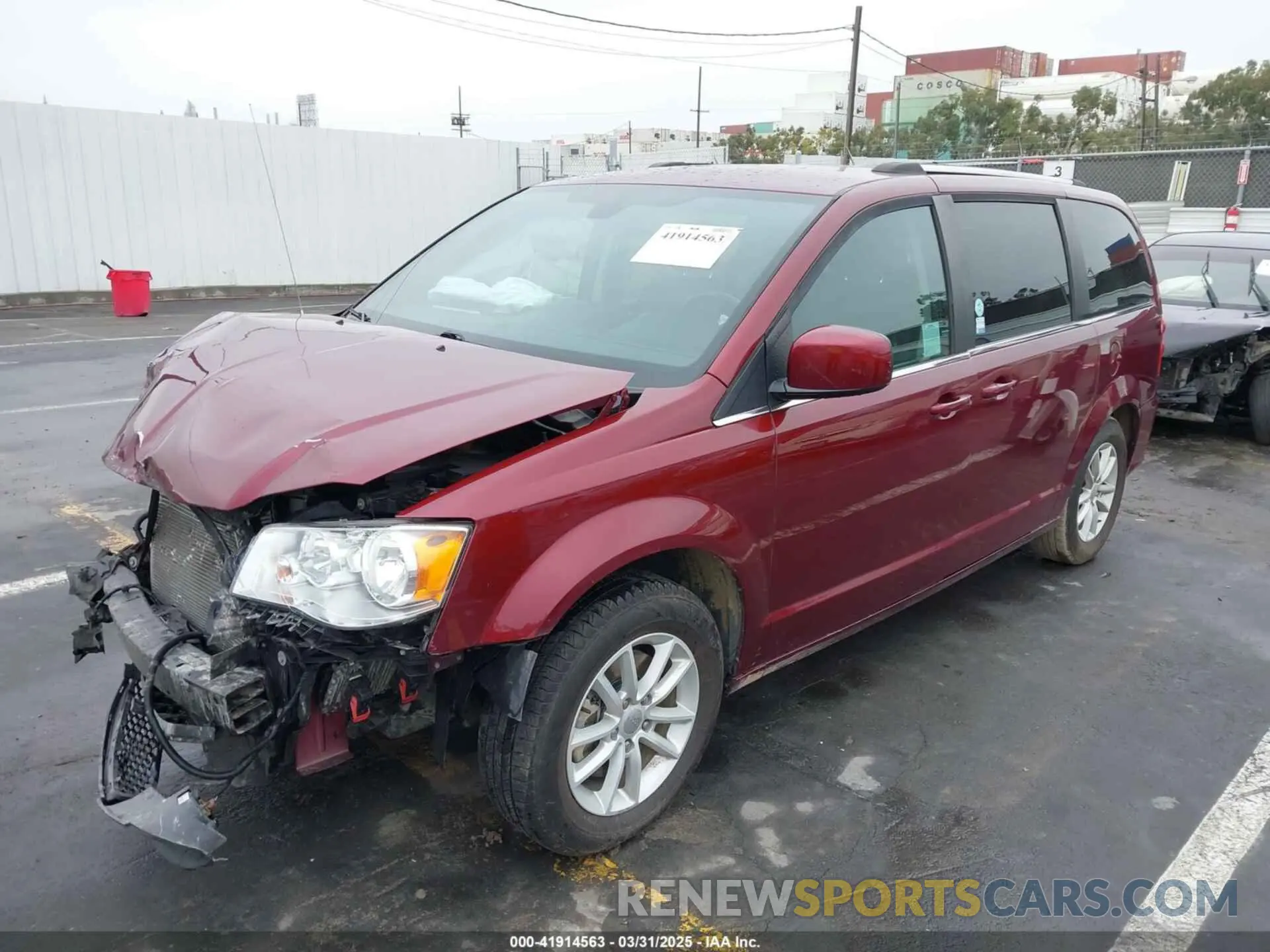 2 Фотография поврежденного автомобиля 2C4RDGCG6KR695817 DODGE GRAND CARAVAN 2019