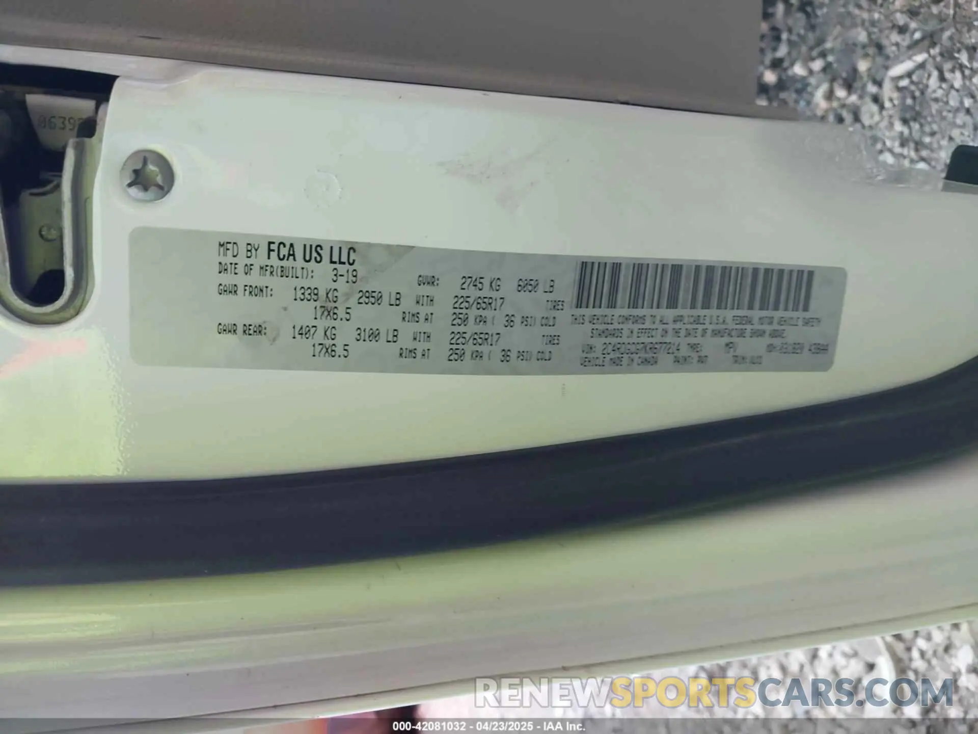 9 Фотография поврежденного автомобиля 2C4RDGCG7KR677214 DODGE GRAND CARAVAN 2019