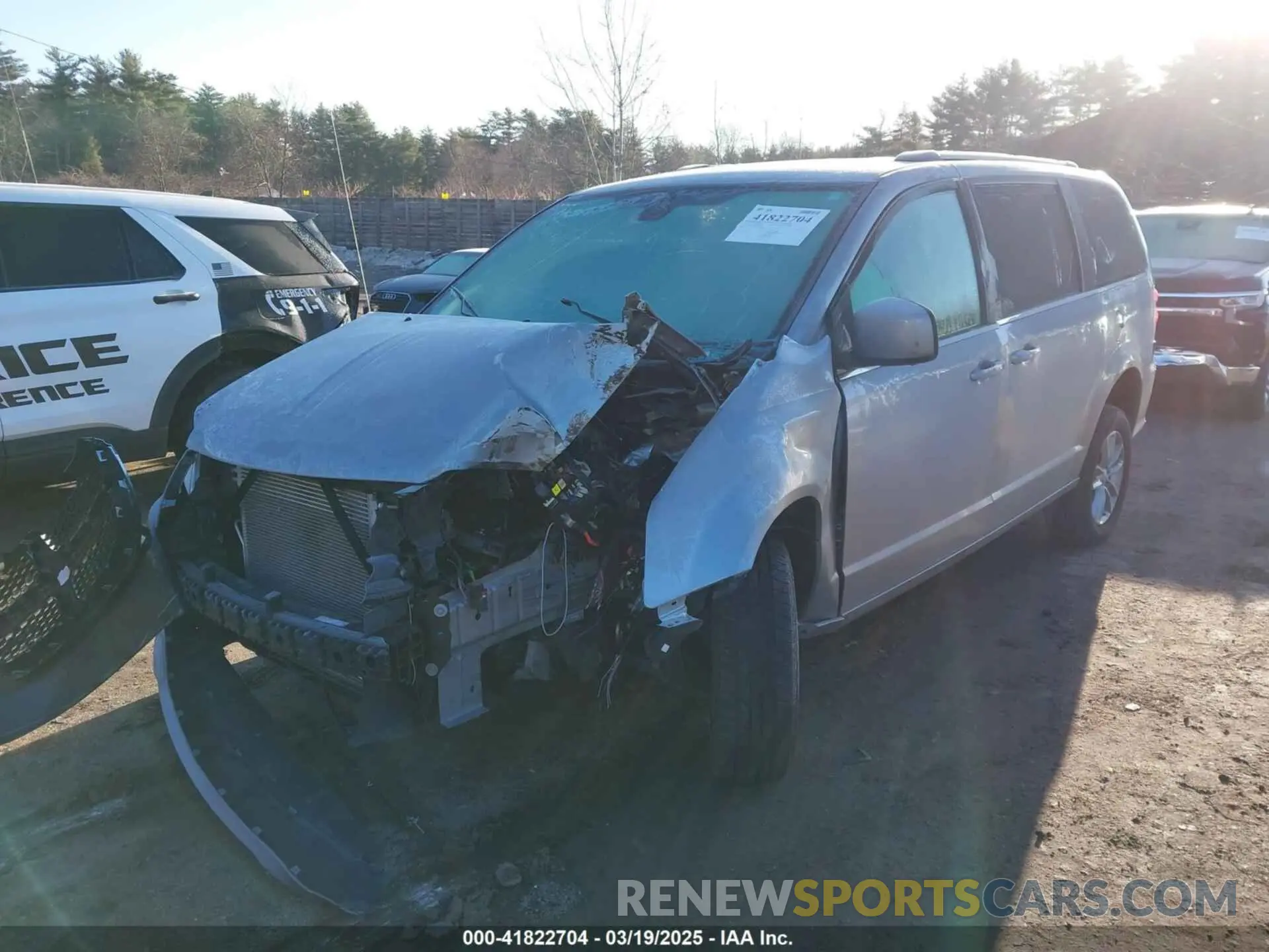 2 Фотография поврежденного автомобиля 2C4RDGCGXKR761883 DODGE GRAND CARAVAN 2019