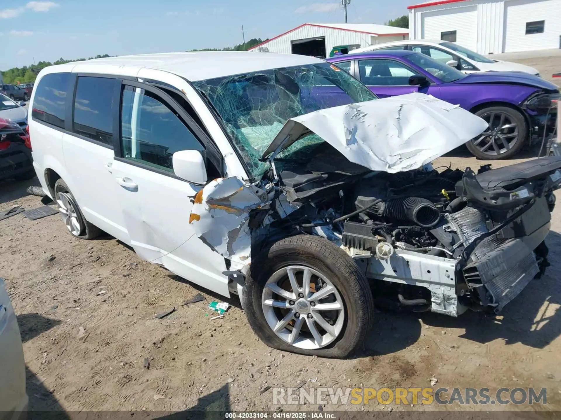 1 Photograph of a damaged car 2C4RDGEG5KR571390 DODGE GRAND CARAVAN 2019