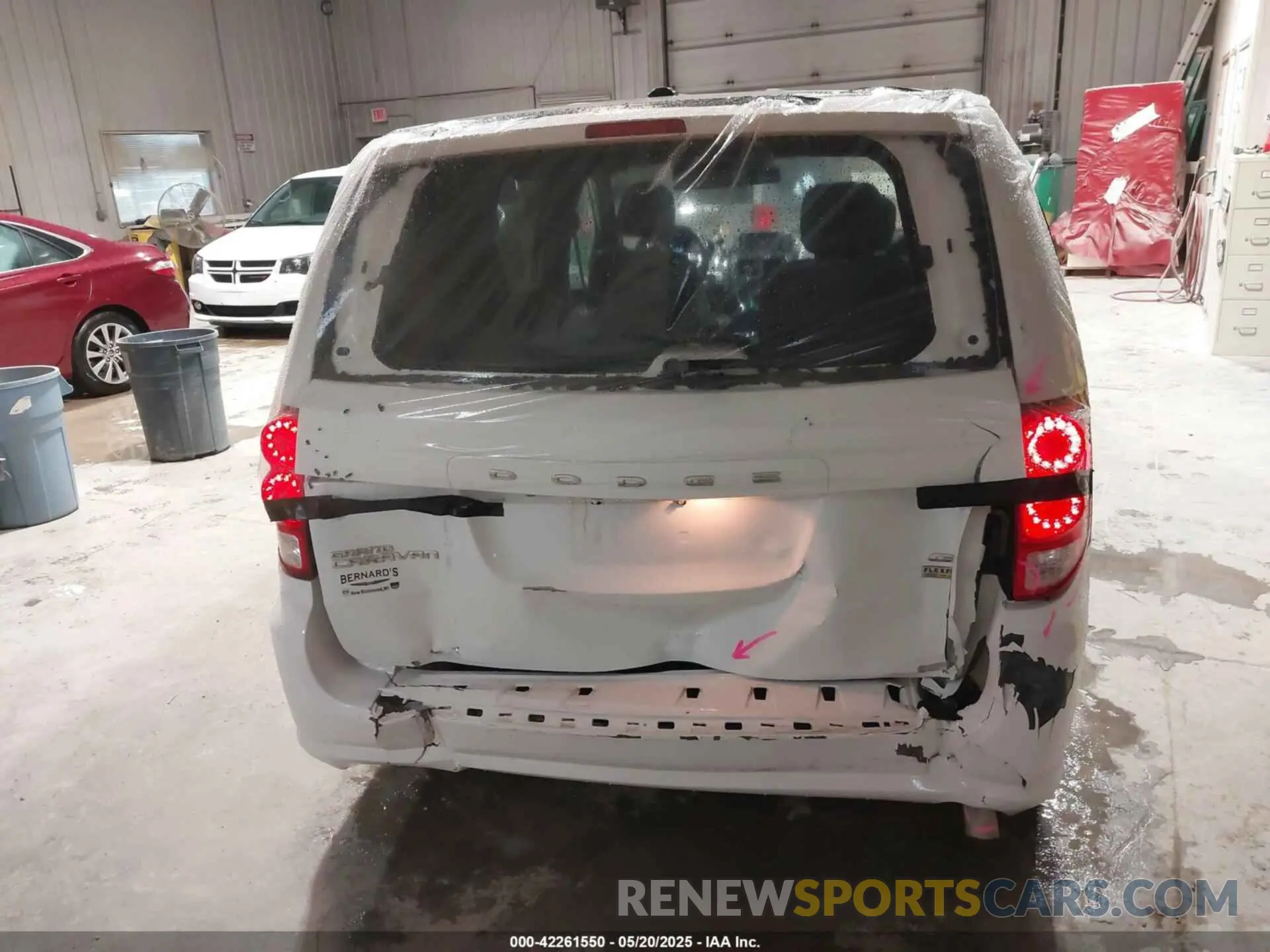 16 Фотография поврежденного автомобиля 2C4RDGEG8KR536410 DODGE GRAND CARAVAN 2019