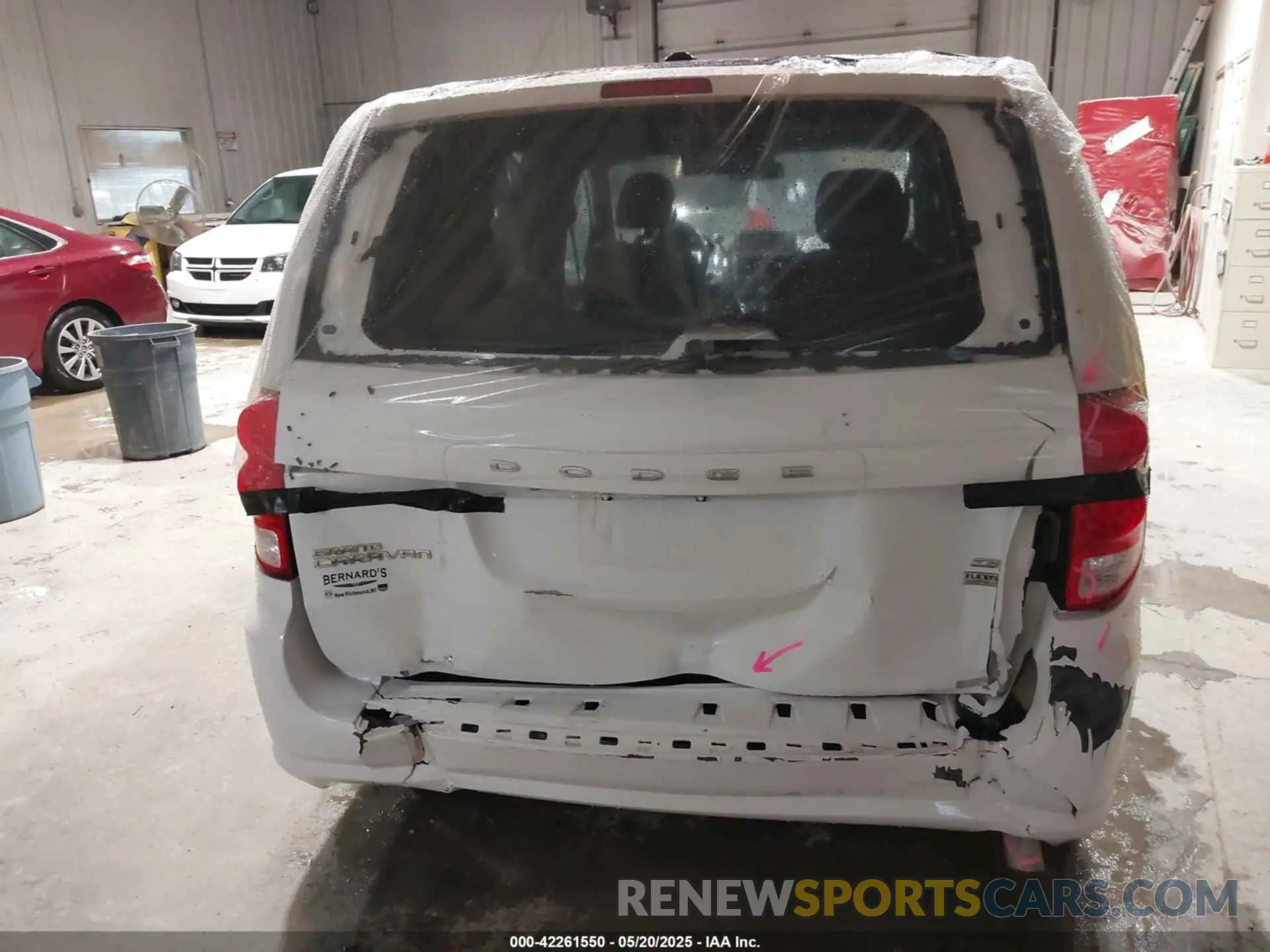 6 Фотография поврежденного автомобиля 2C4RDGEG8KR536410 DODGE GRAND CARAVAN 2019
