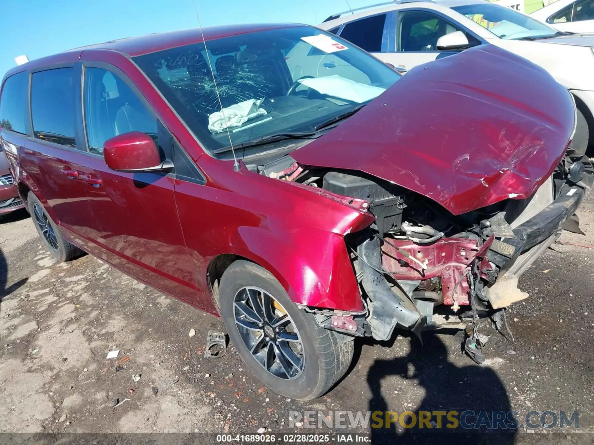 1 Фотография поврежденного автомобиля 2C4RDGEG8KR578415 DODGE GRAND CARAVAN 2019