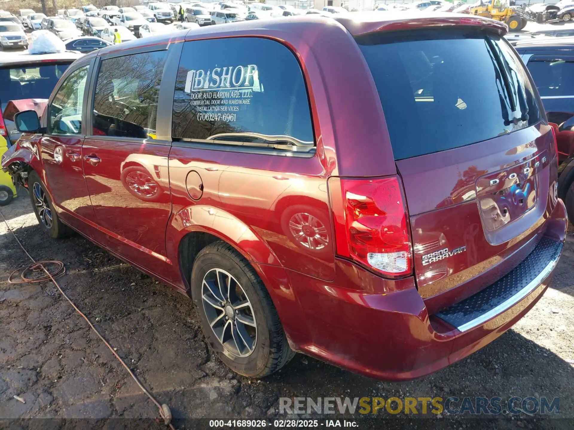 3 Фотография поврежденного автомобиля 2C4RDGEG8KR578415 DODGE GRAND CARAVAN 2019