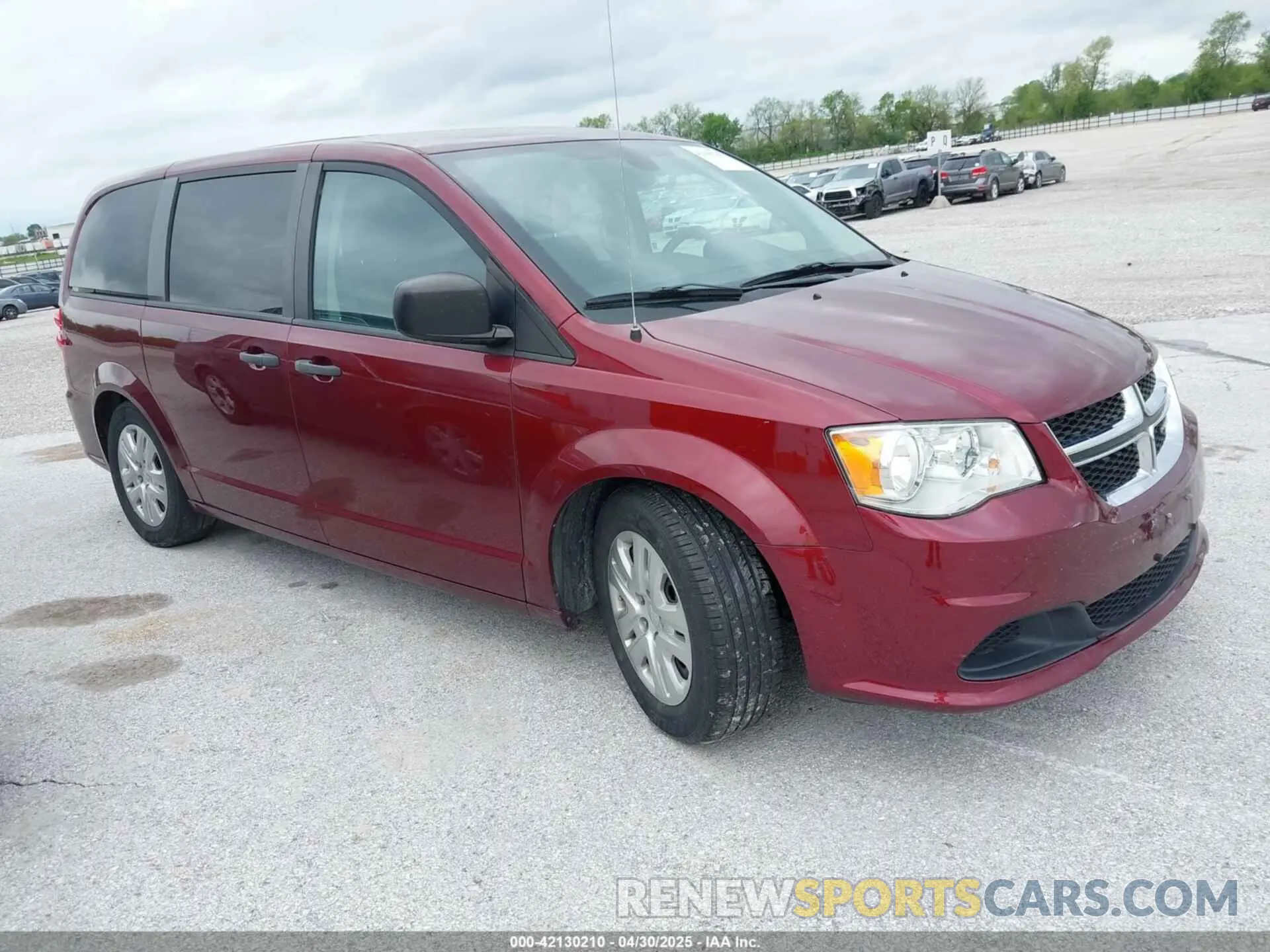 1 Фотография поврежденного автомобиля 2C4RDGBG6LR196938 DODGE GRAND CARAVAN 2020