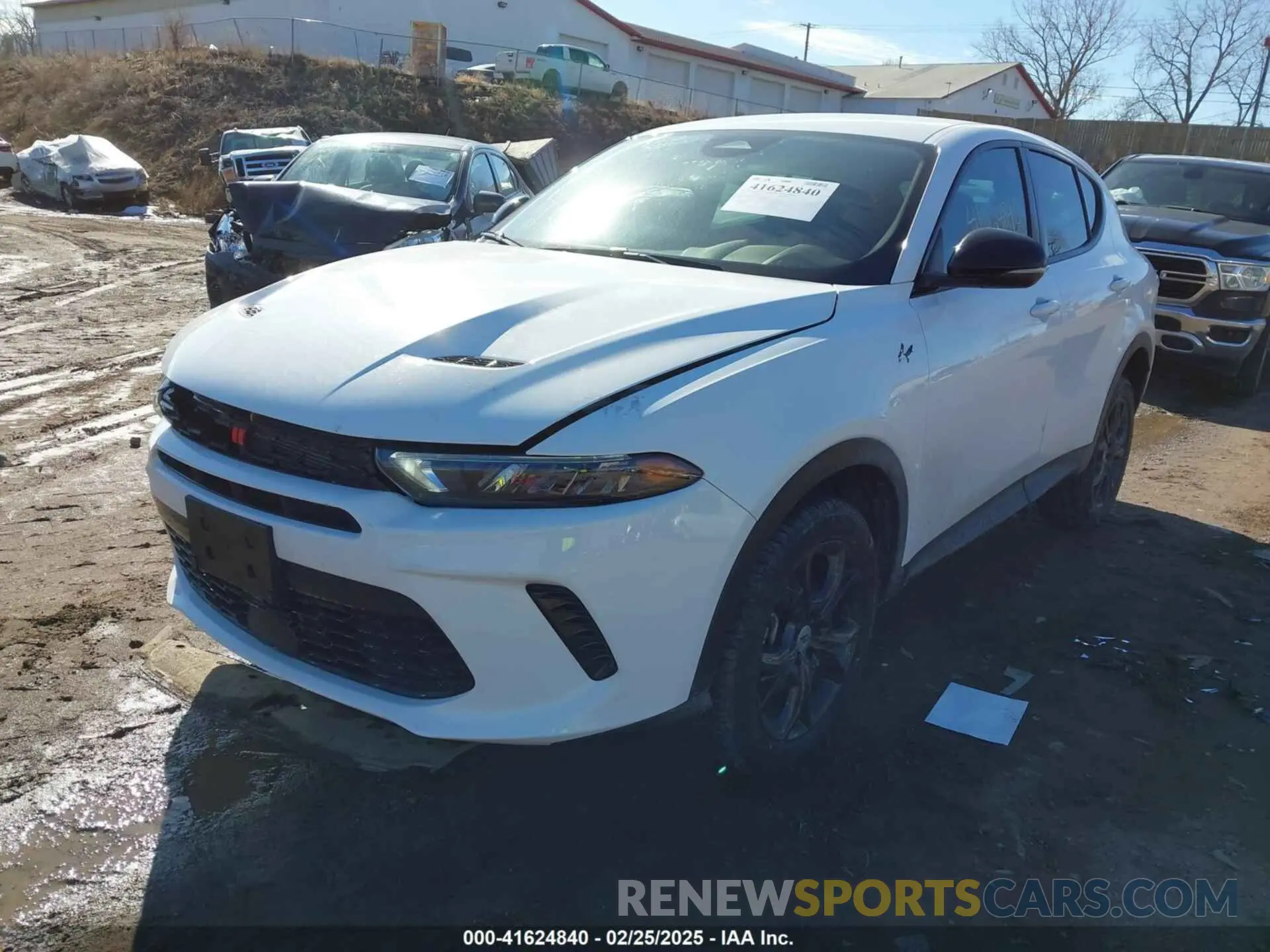 2 Photograph of a damaged car ZACNDFAN4R3A39440 DODGE HORNET 2024
