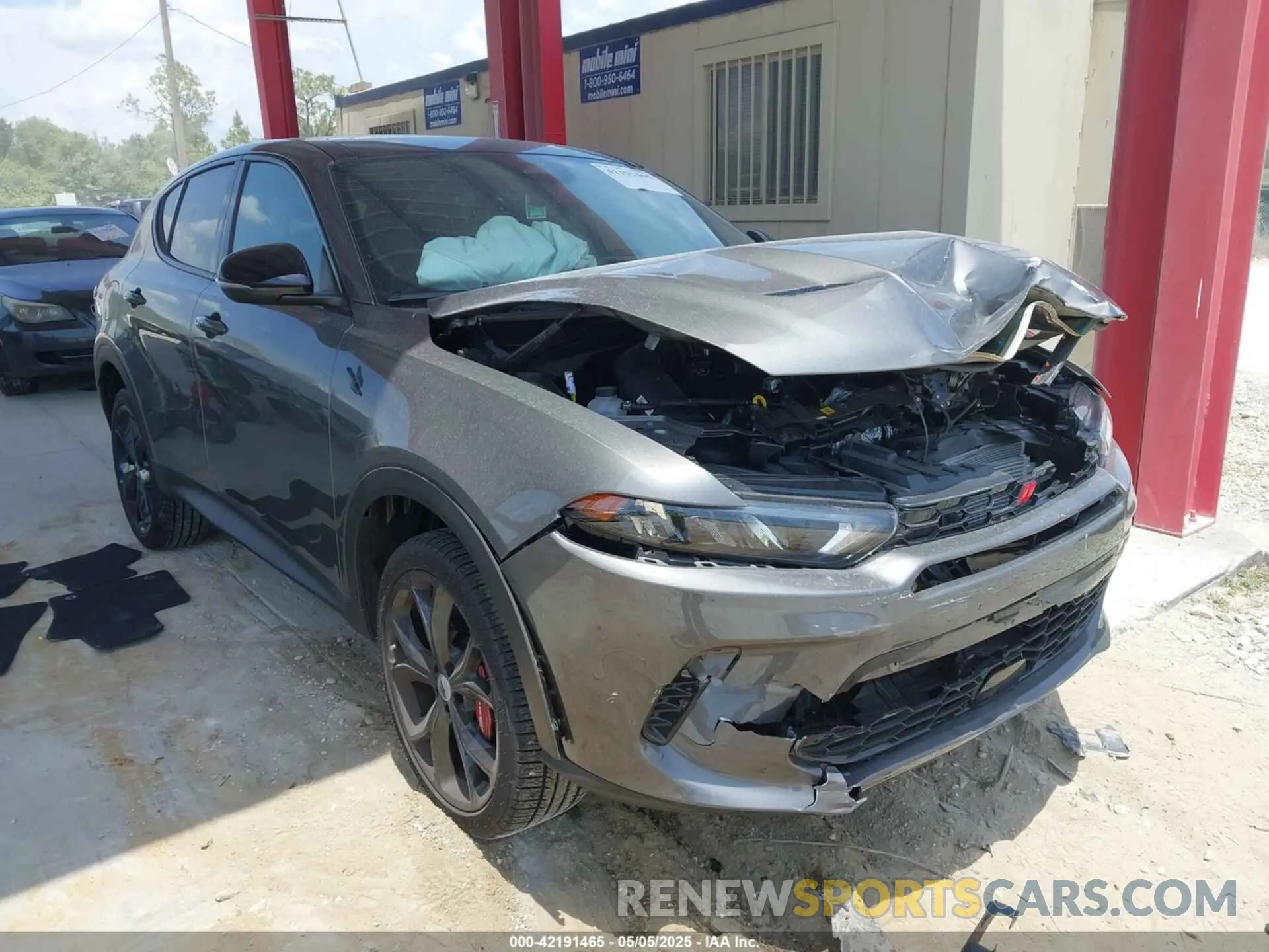 1 Photograph of a damaged car ZACNDFBN0R3A24223 DODGE HORNET 2024