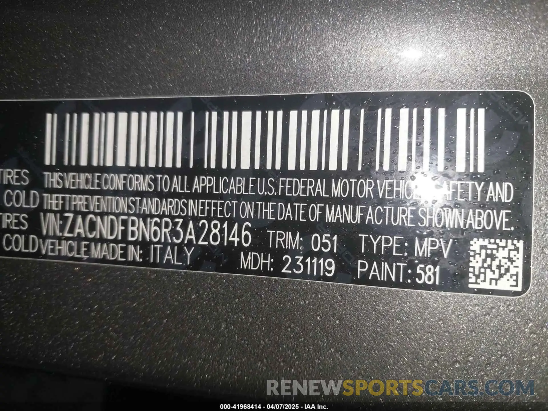 9 Фотография поврежденного автомобиля ZACNDFBN6R3A28146 DODGE HORNET 2024