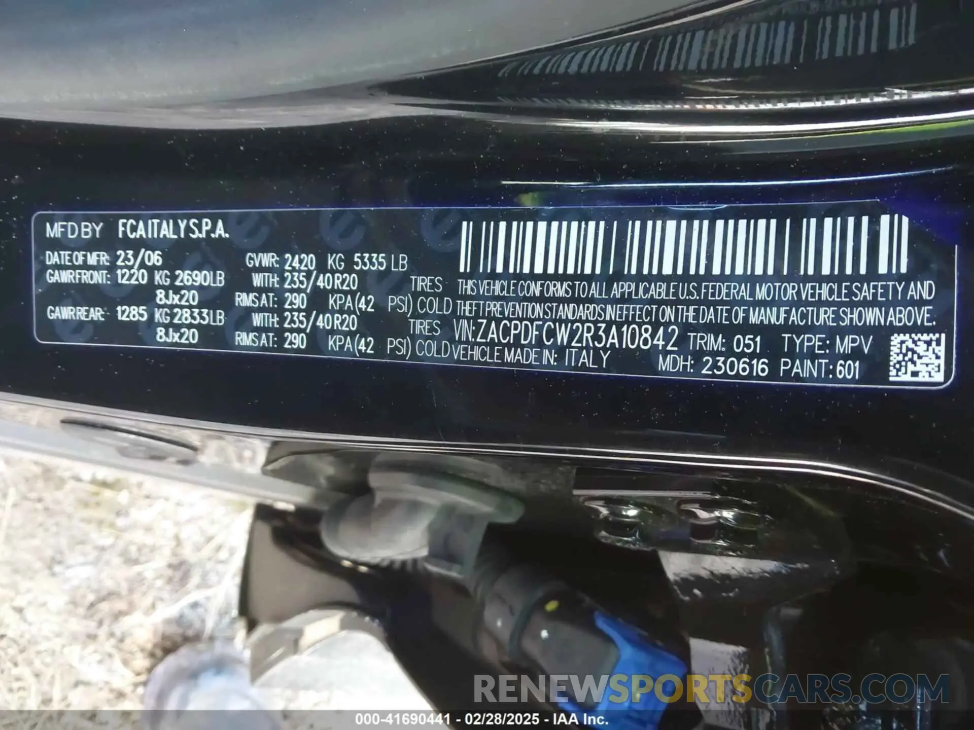 9 Фотография поврежденного автомобиля ZACPDFCW2R3A10842 DODGE HORNET 2024
