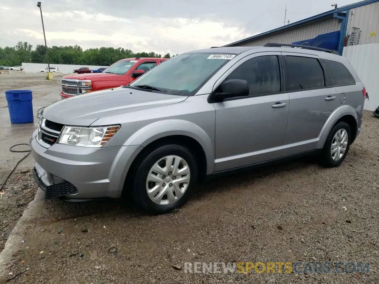 1 Photograph of a damaged car 3C4PDCAB9KT749759 DODGE JOURNEY 2019