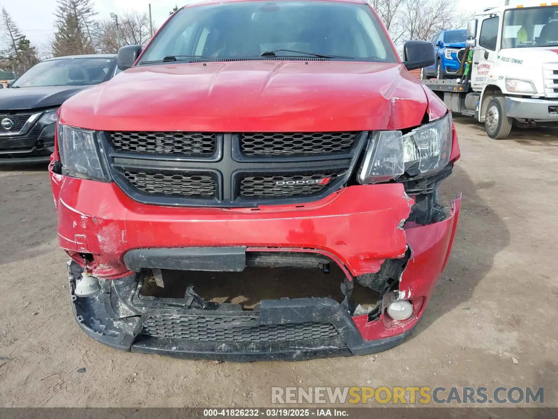 6 Photograph of a damaged car 3C4PDCBB0KT857055 DODGE JOURNEY 2019