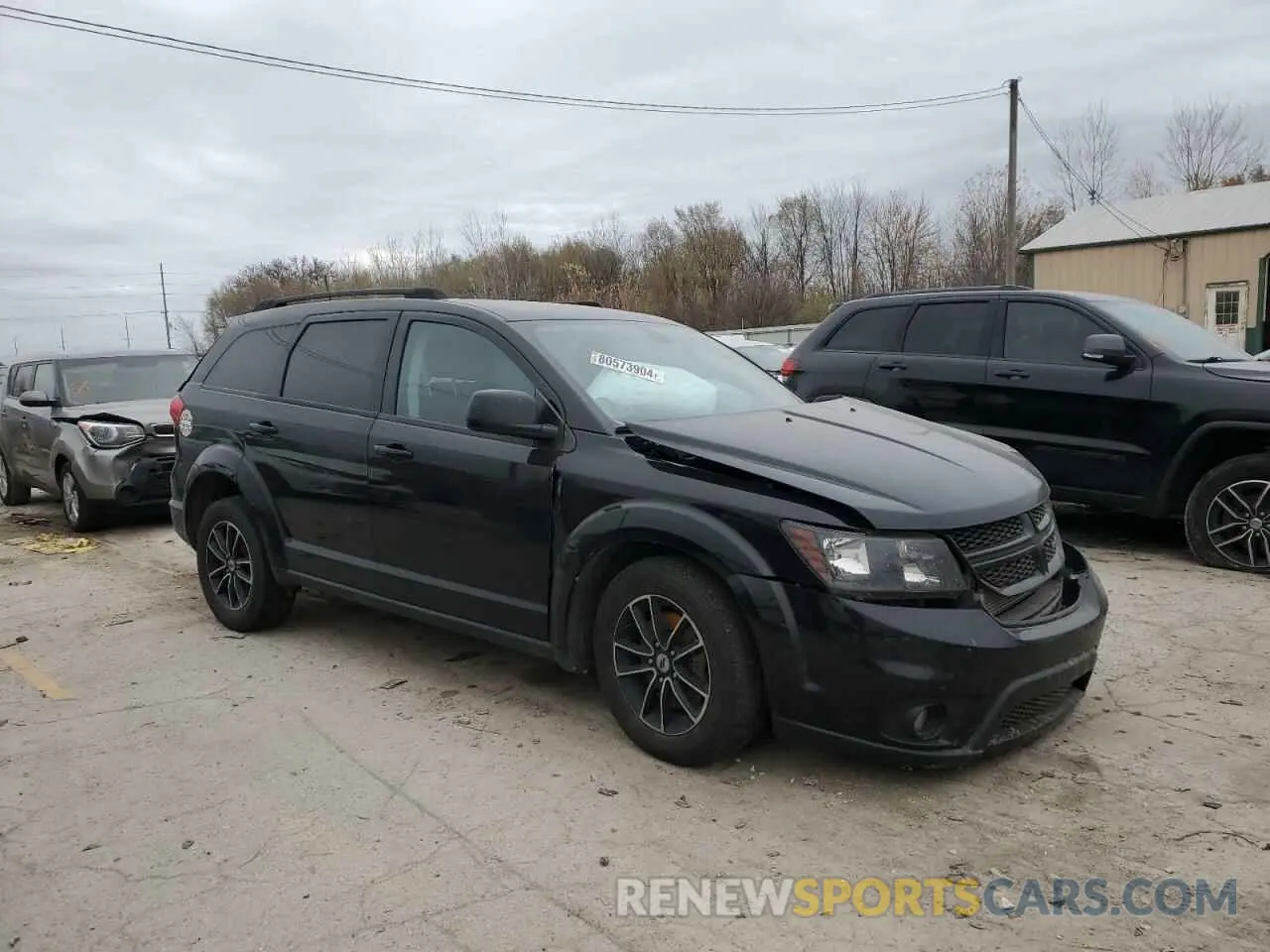4 Фотография поврежденного автомобиля 3C4PDCBB1KT719203 DODGE JOURNEY 2019