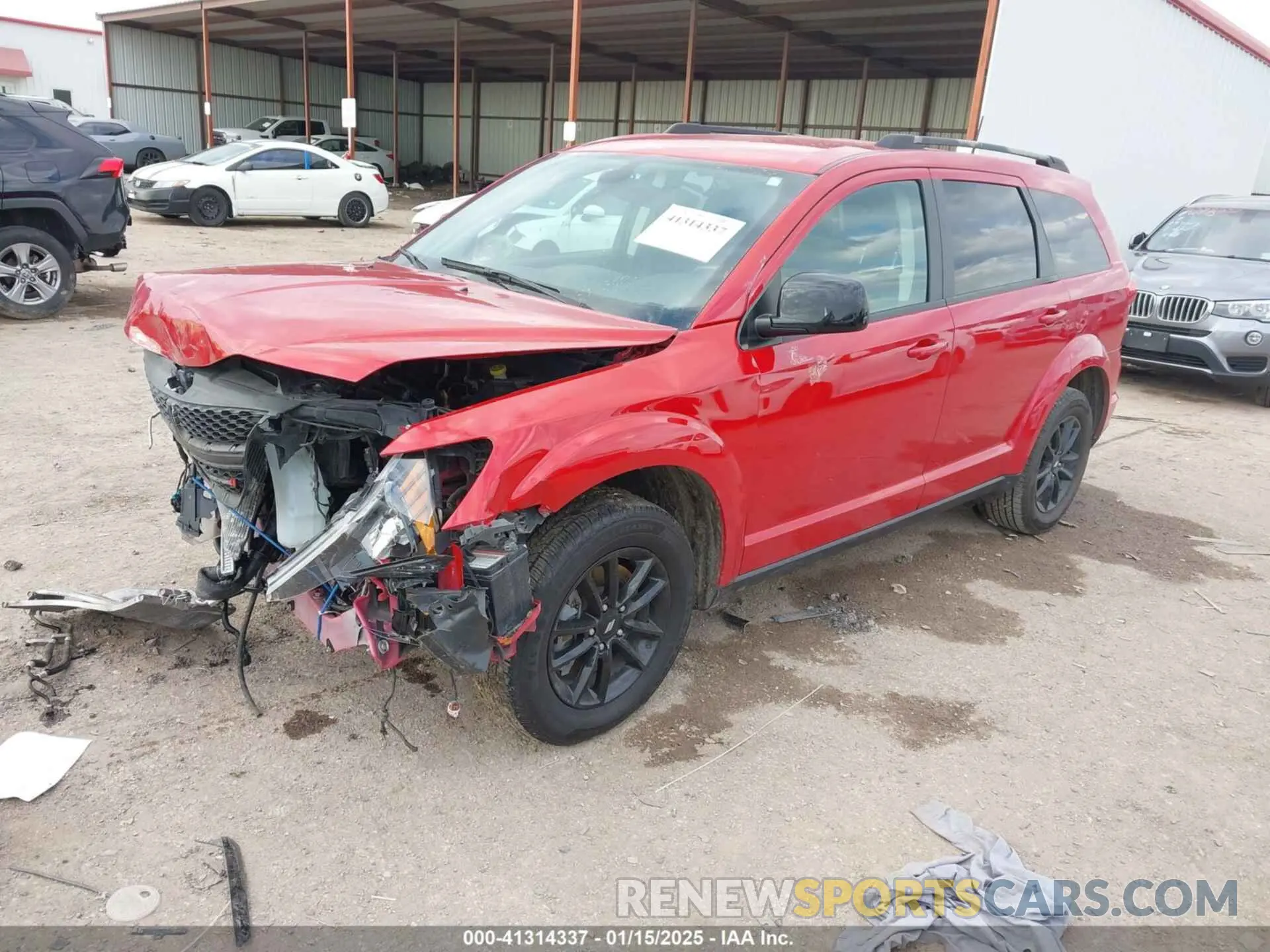 2 Фотография поврежденного автомобиля 3C4PDCBB2KT871362 DODGE JOURNEY 2019