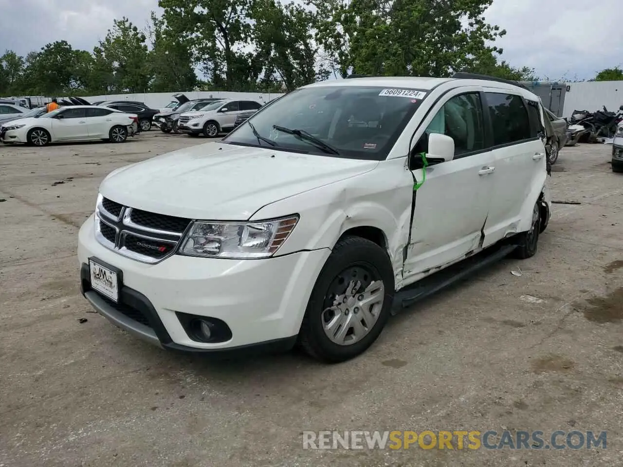 1 Photograph of a damaged car 3C4PDCBB5KT821359 DODGE JOURNEY 2019