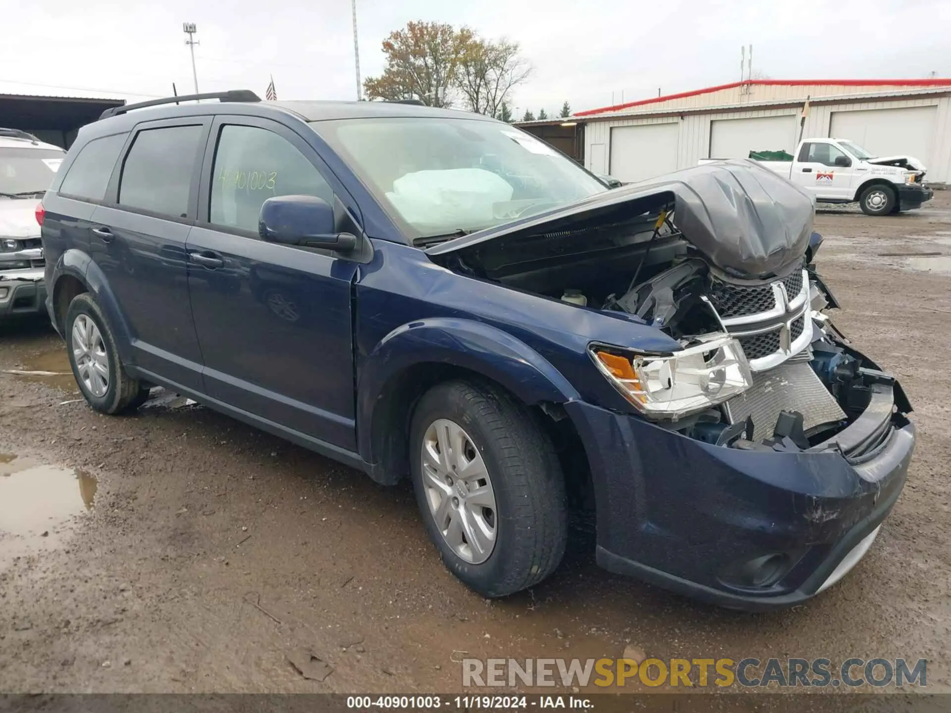 1 Photograph of a damaged car 3C4PDCBB5KT821412 DODGE JOURNEY 2019