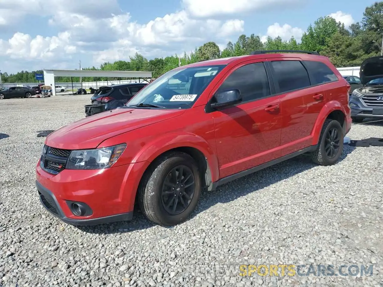 1 Фотография поврежденного автомобиля 3C4PDCBB5KT845578 DODGE JOURNEY 2019