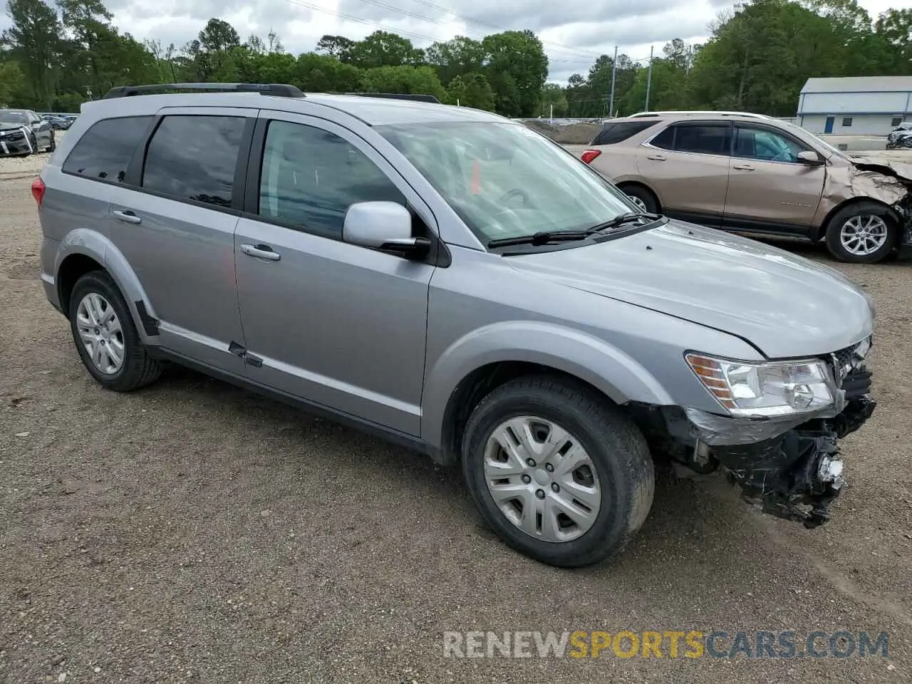 4 Фотография поврежденного автомобиля 3C4PDCBB8KT779253 DODGE JOURNEY 2019
