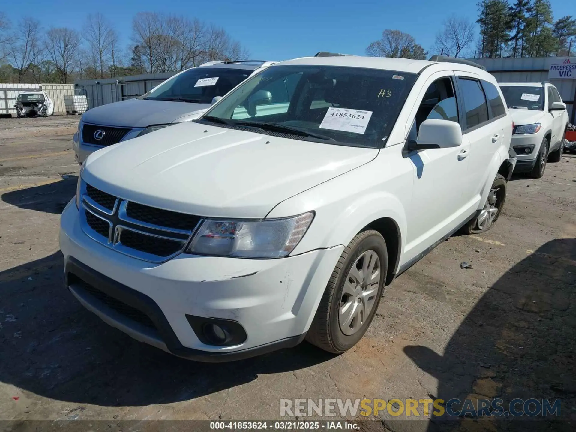 2 Photograph of a damaged car 3C4PDCBB8KT794254 DODGE JOURNEY 2019