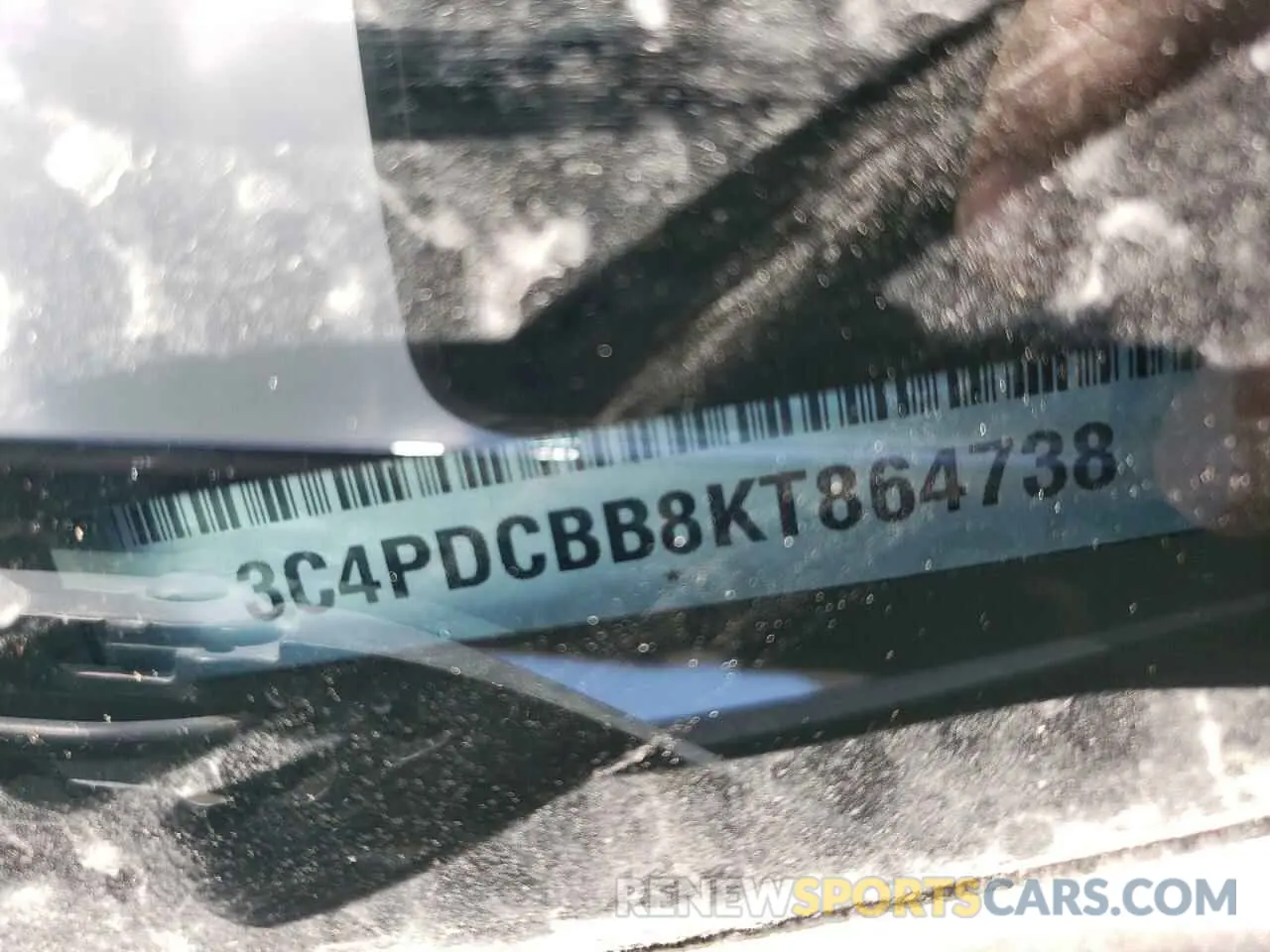 15 Photograph of a damaged car 3C4PDCBB8KT864738 DODGE JOURNEY 2019