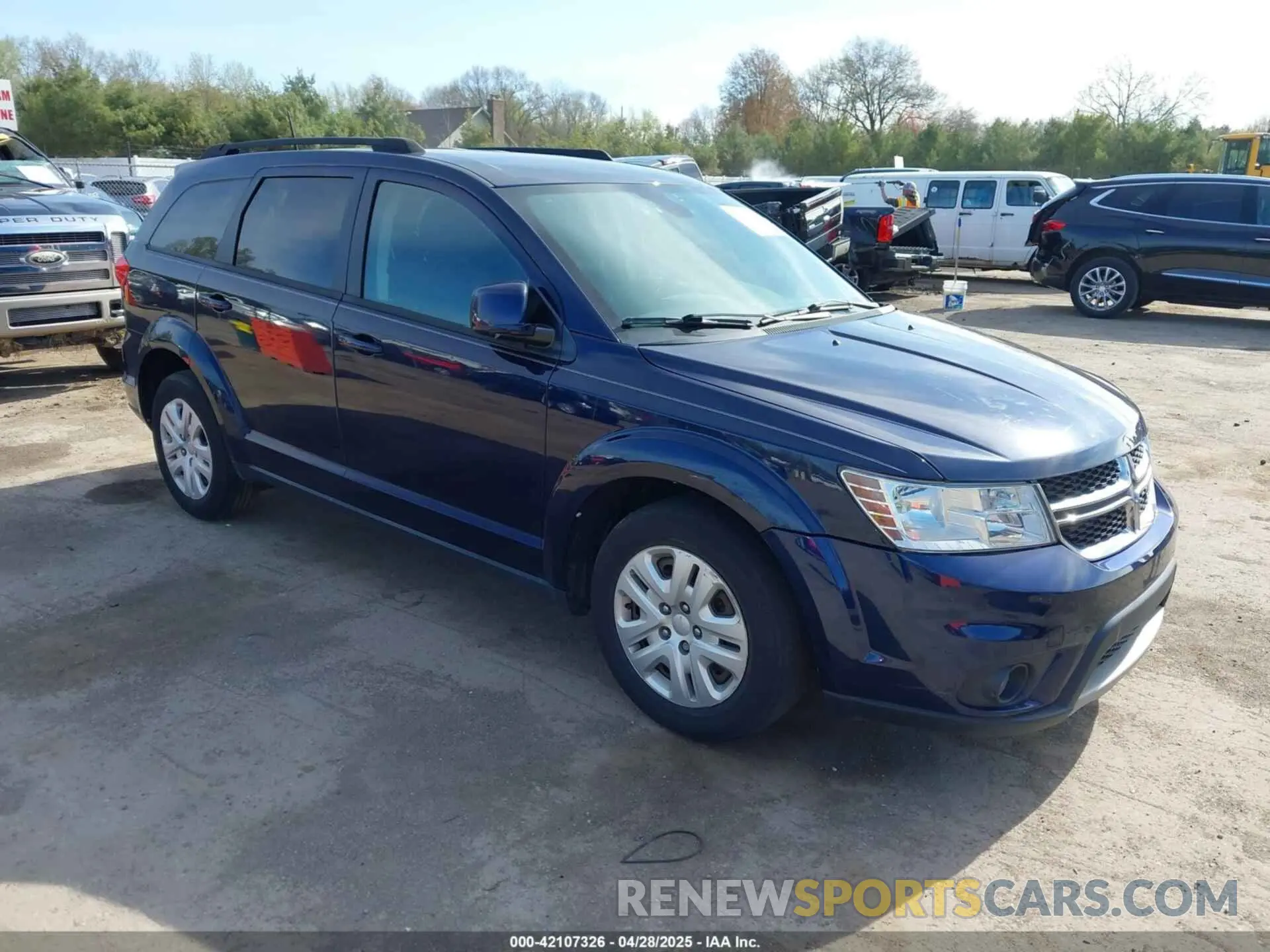 1 Photograph of a damaged car 3C4PDCBB9KT731969 DODGE JOURNEY 2019