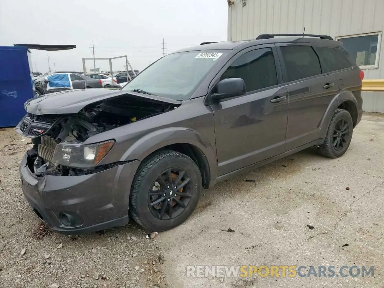 1 Photograph of a damaged car 3C4PDCBB9KT848399 DODGE JOURNEY 2019
