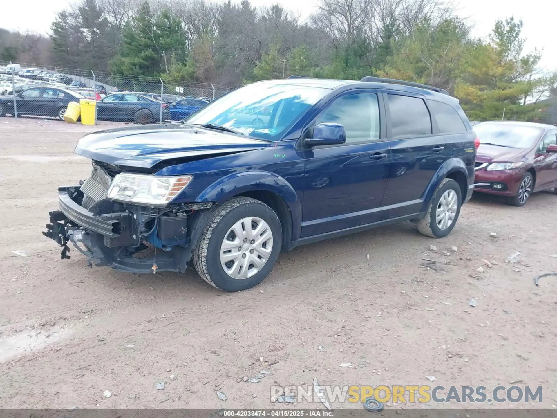 2 Photograph of a damaged car 3C4PDCBBXKT707700 DODGE JOURNEY 2019