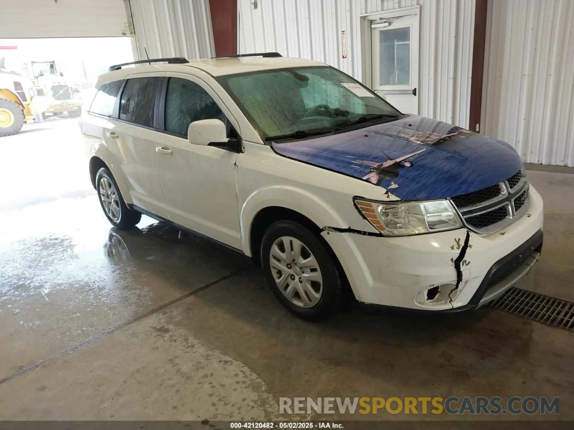 1 Photograph of a damaged car 3C4PDCBBXKT835029 DODGE JOURNEY 2019