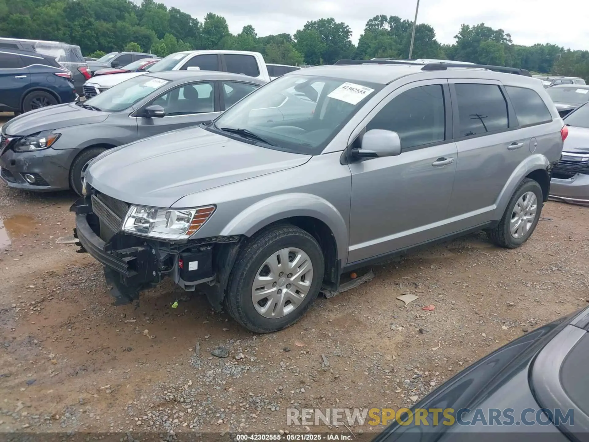 2 Фотография поврежденного автомобиля 3C4PDCBG1KT701313 DODGE JOURNEY 2019