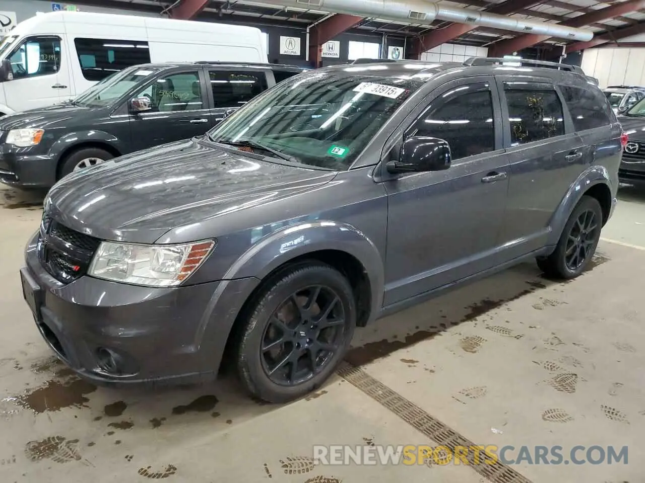 1 Photograph of a damaged car 3C4PDCBG4KT873206 DODGE JOURNEY 2019