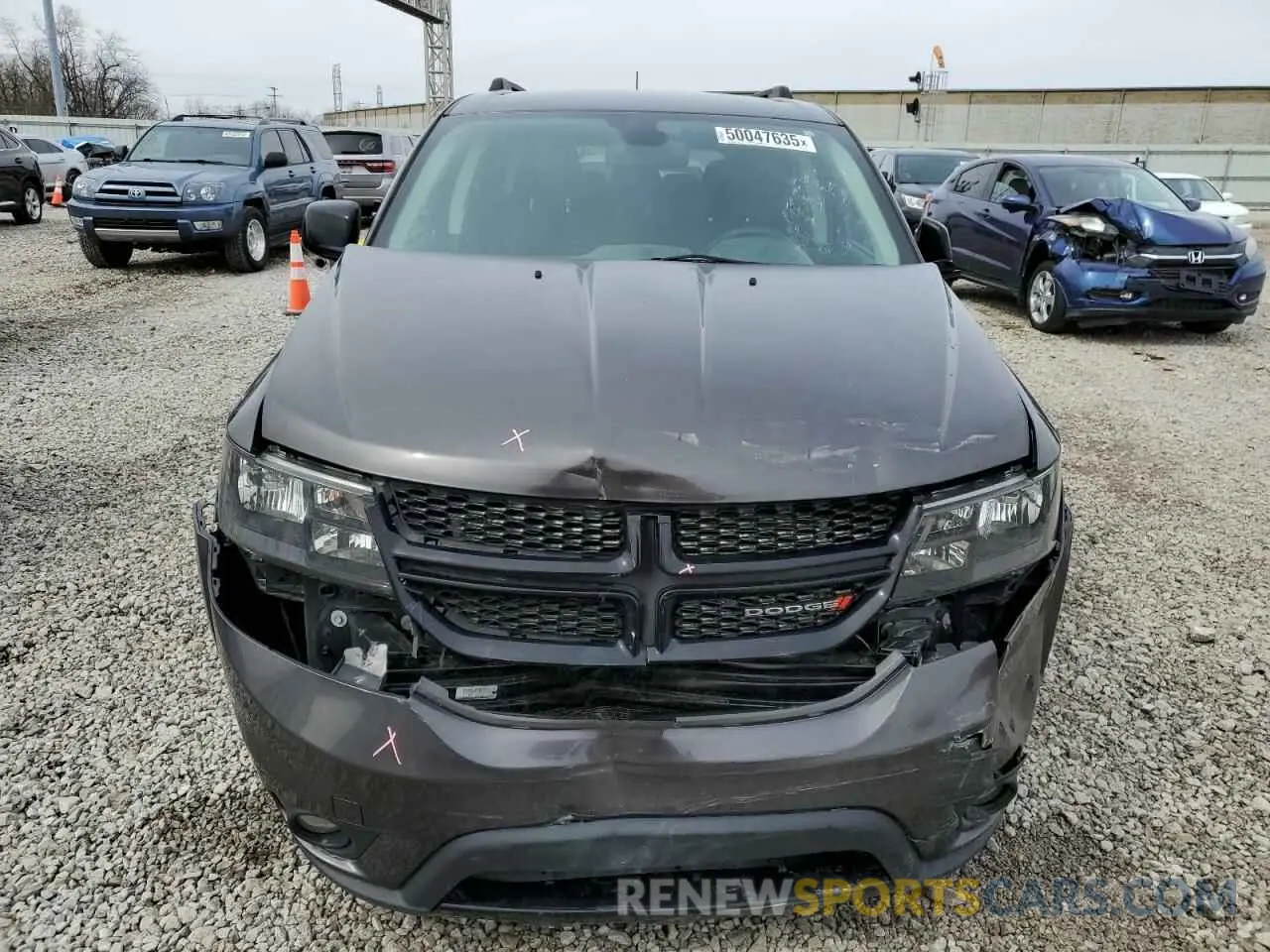 5 Фотография поврежденного автомобиля 3C4PDCBG5KT874901 DODGE JOURNEY 2019
