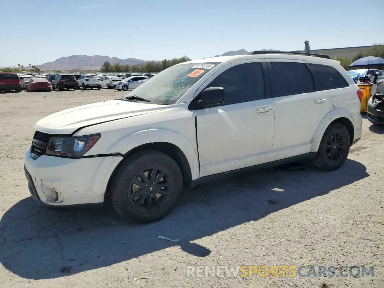 1 Photograph of a damaged car 3C4PDCBG8KT774128 DODGE JOURNEY 2019