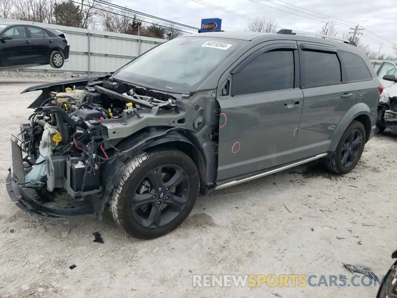 1 Фотография поврежденного автомобиля 3C4PDCGB6KT798800 DODGE JOURNEY 2019