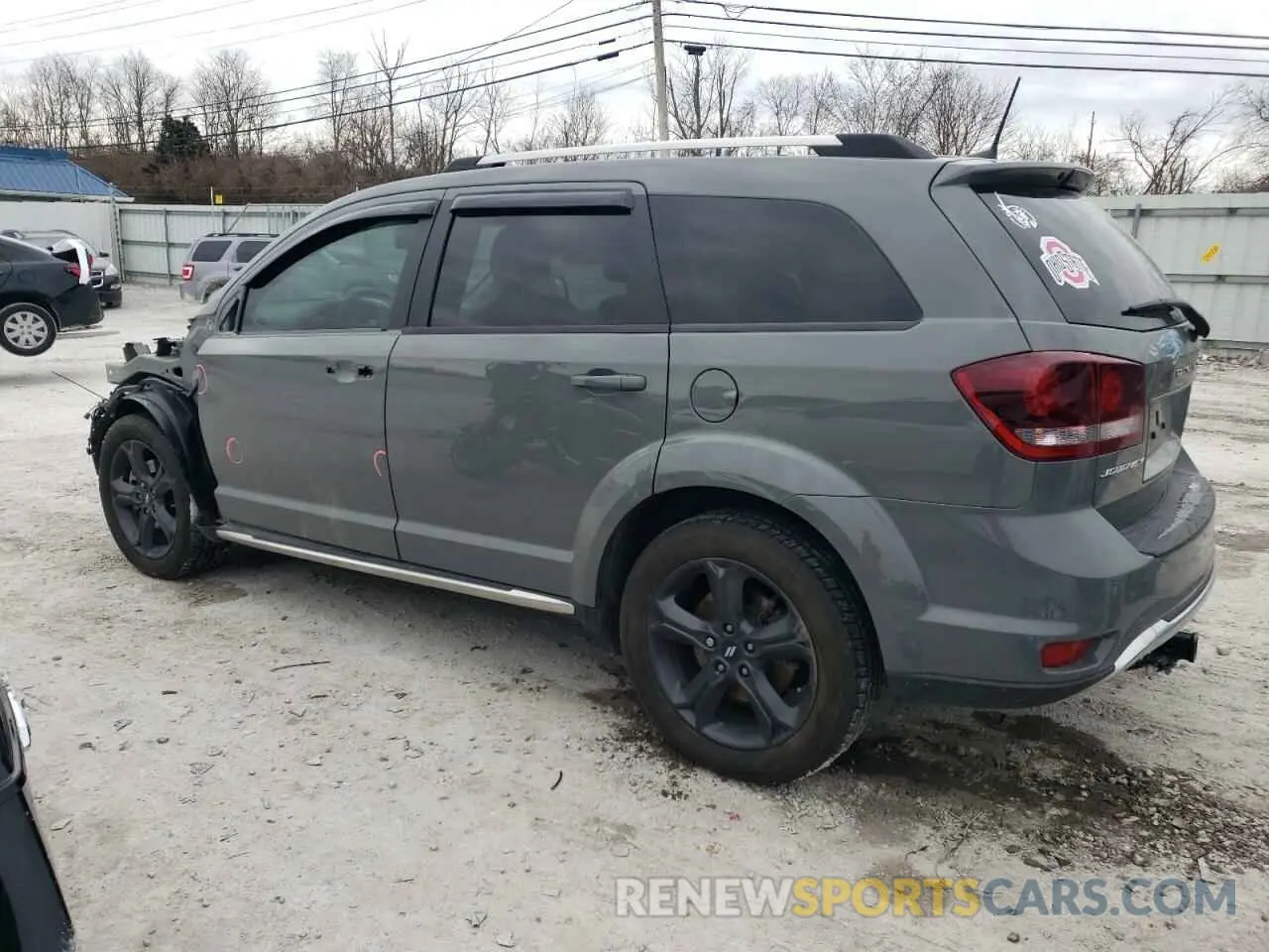 2 Фотография поврежденного автомобиля 3C4PDCGB6KT798800 DODGE JOURNEY 2019