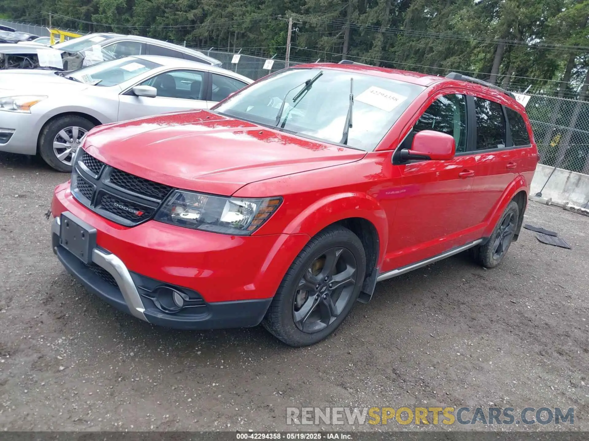 2 Фотография поврежденного автомобиля 3C4PDCGB7KT862438 DODGE JOURNEY 2019