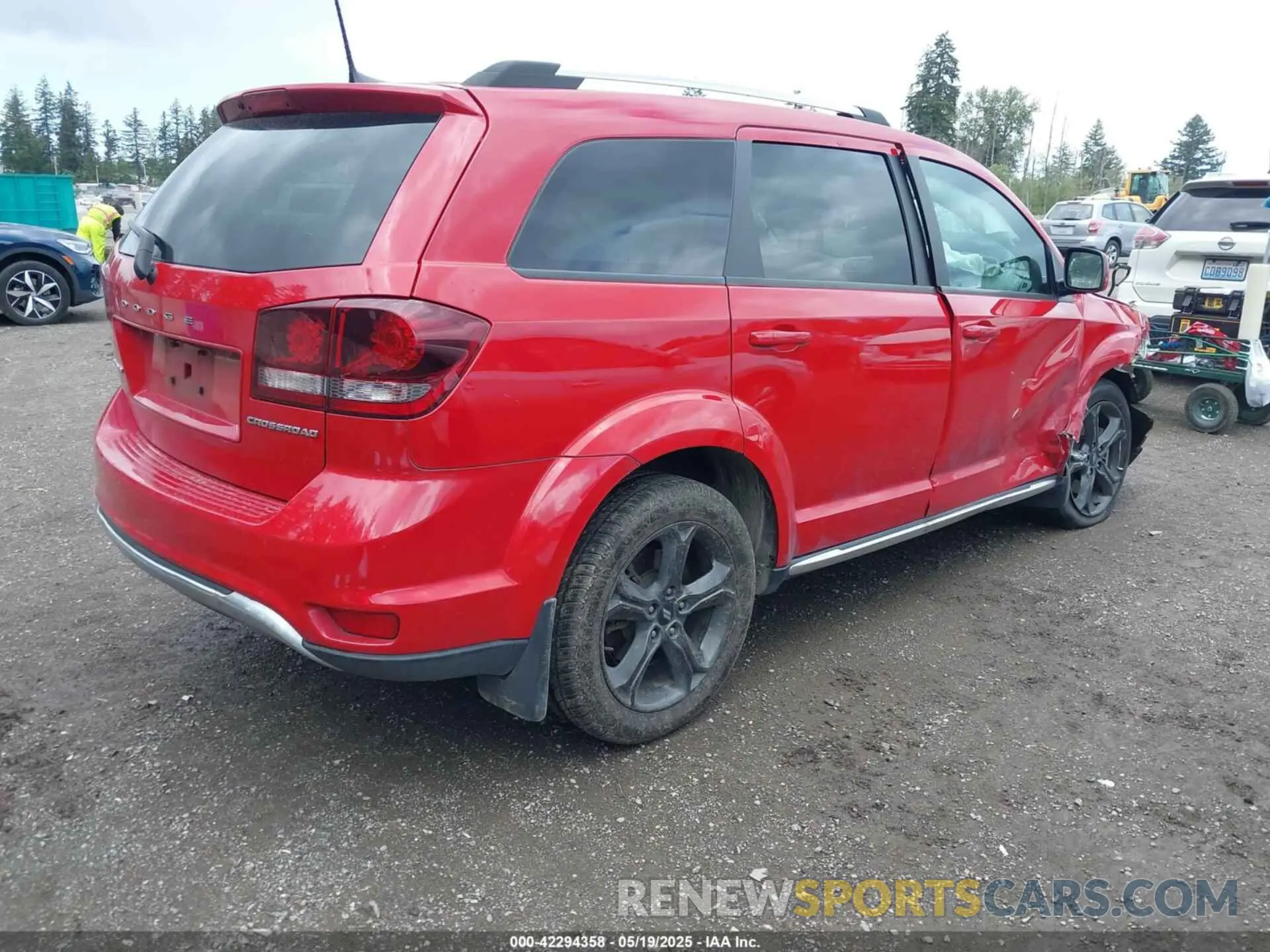 4 Фотография поврежденного автомобиля 3C4PDCGB7KT862438 DODGE JOURNEY 2019