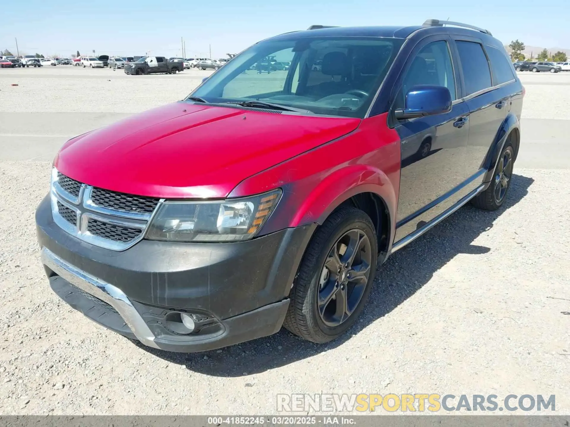 2 Photograph of a damaged car 3C4PDCGG0KT737485 DODGE JOURNEY 2019