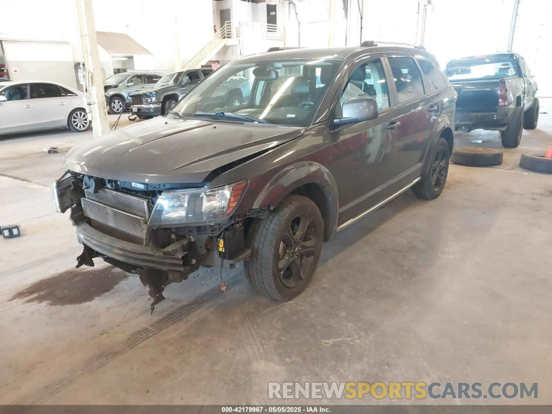 2 Фотография поврежденного автомобиля 3C4PDCGG9KT717767 DODGE JOURNEY 2019