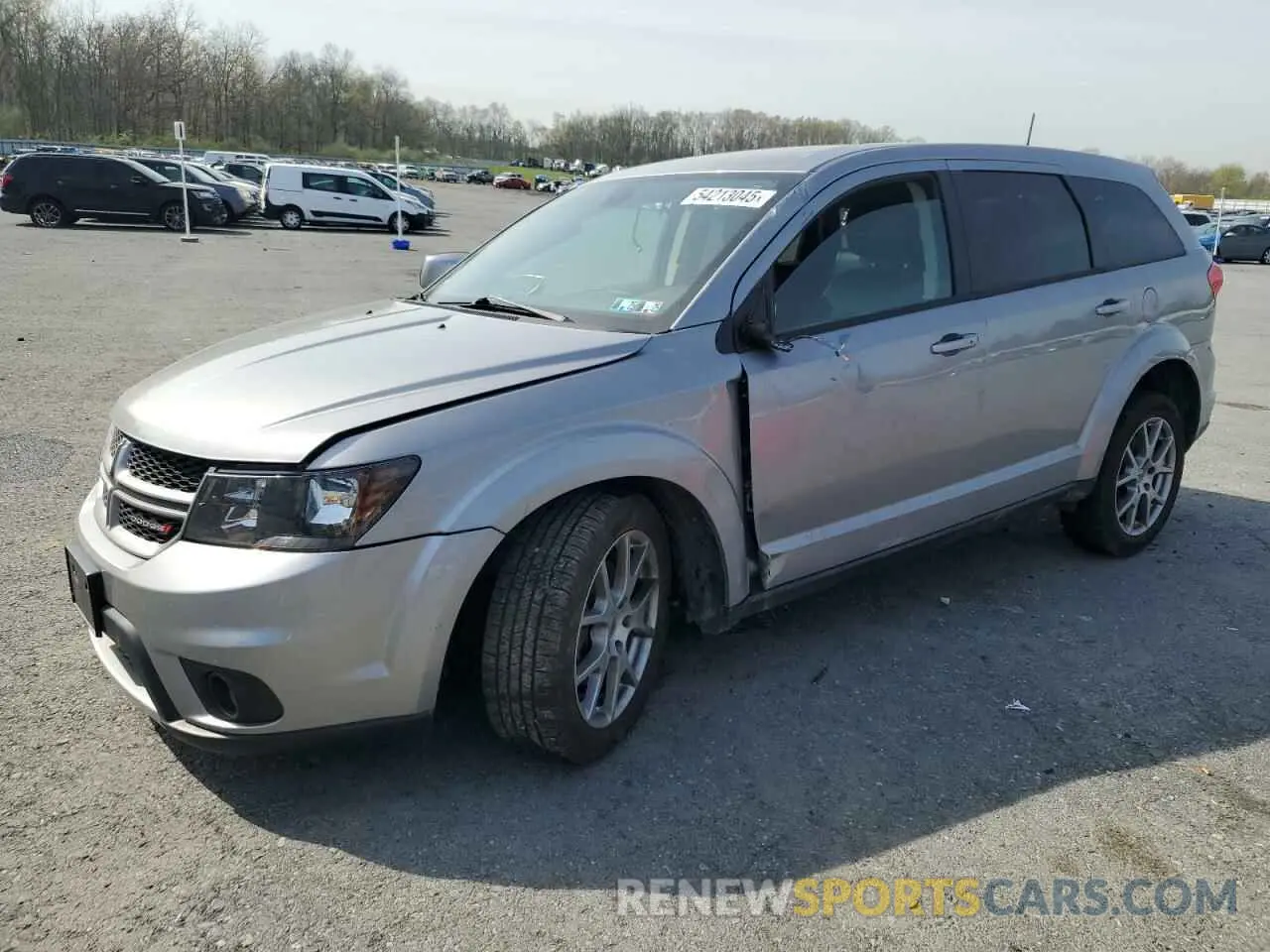 1 Photograph of a damaged car 3C4PDDEG2KT738856 DODGE JOURNEY 2019