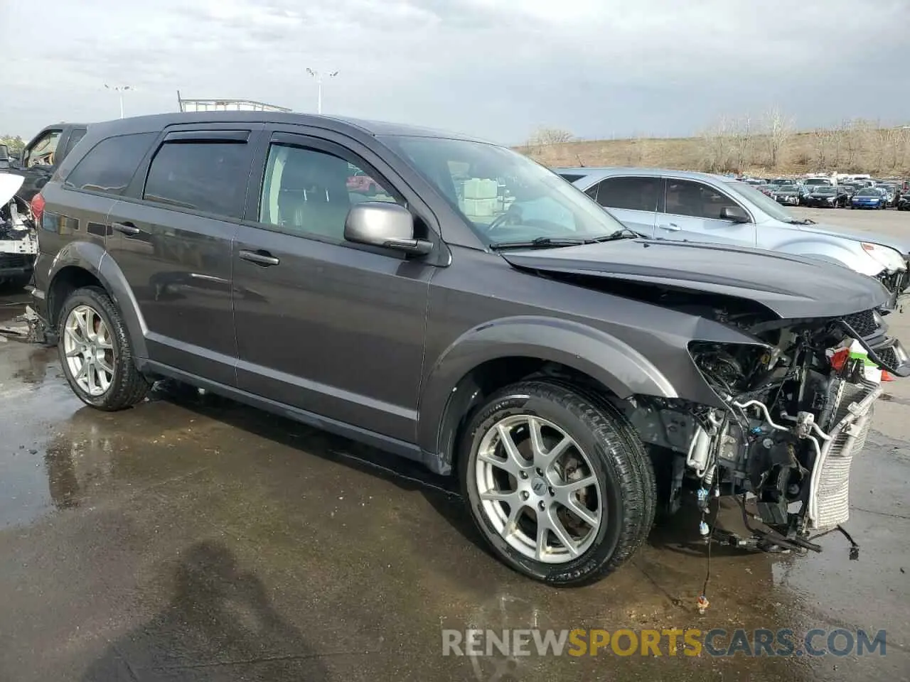 4 Photograph of a damaged car 3C4PDDEG2KT834051 DODGE JOURNEY 2019