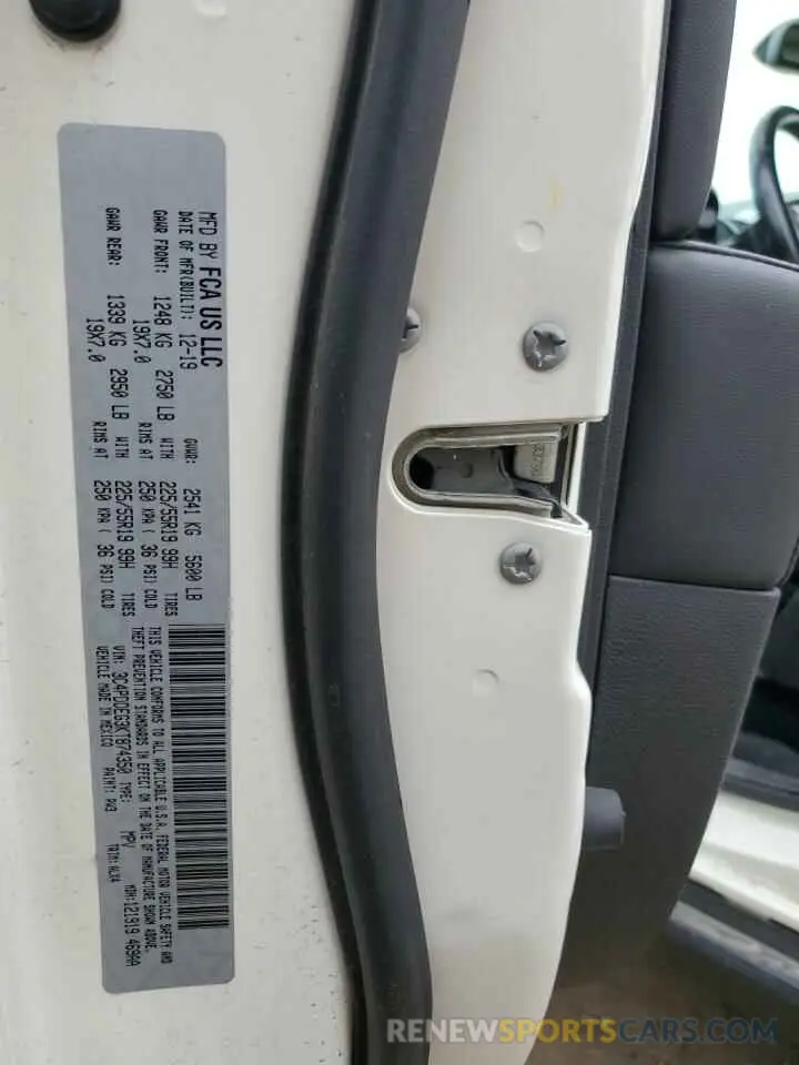 15 Фотография поврежденного автомобиля 3C4PDDEG3KT874350 DODGE JOURNEY 2019