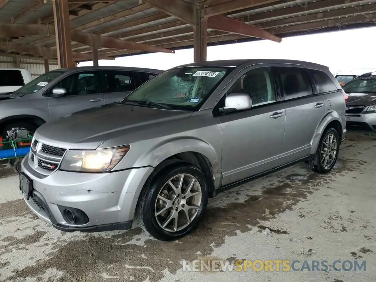 1 Photograph of a damaged car 3C4PDDEG6KT769964 DODGE JOURNEY 2019
