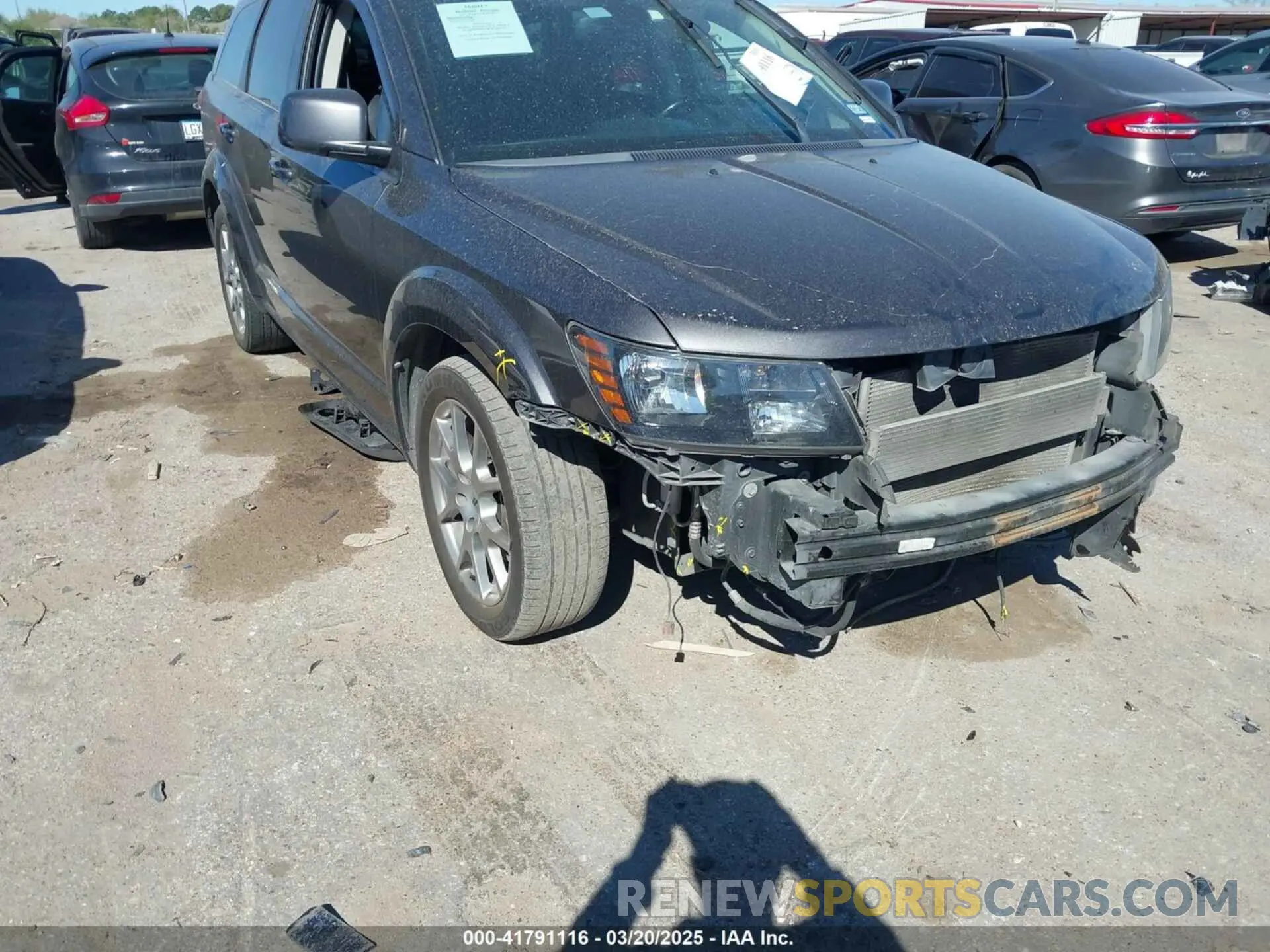 1 Photograph of a damaged car 3C4PDDEG7KT720157 DODGE JOURNEY 2019