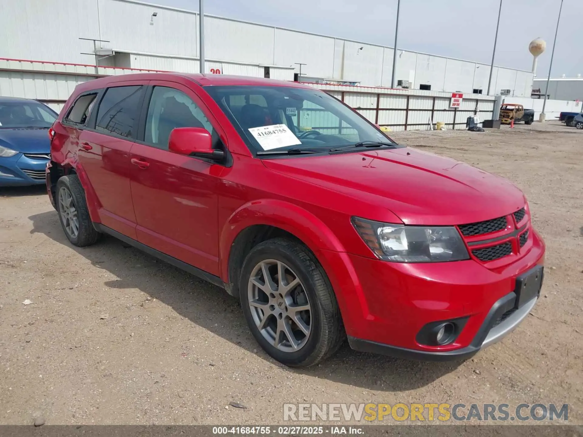 1 Photograph of a damaged car 3C4PDDEG8KT720006 DODGE JOURNEY 2019